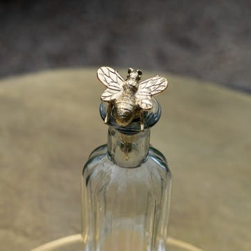 Bee Bottle Stop H9 X W5 X D5cm, Brass