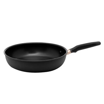 Accent Hard Anodised Frying Pan 28cm, Black