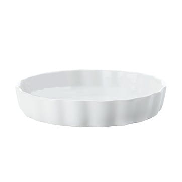 White Basics Flan Dish D13cm, White