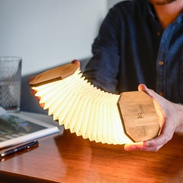 Smart Accordion Lamp, Bamboo