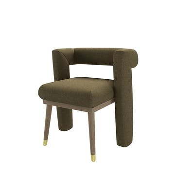 Fonda Dining Chair, Pine Sustainable Wool