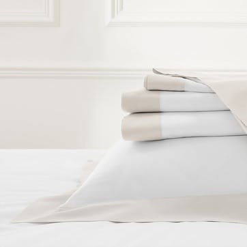 Camborne Flat Sheet, Double, Oyster