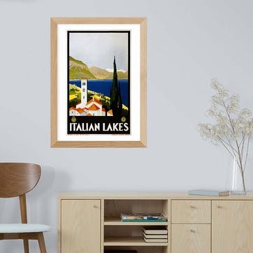 Anonymous Italian Lakes Print, Multi