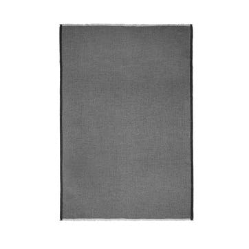 Herringbone Throw, H190cm x W130cm, Light Grey/Grey
