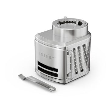 Roccbox Wood Burner, Silver