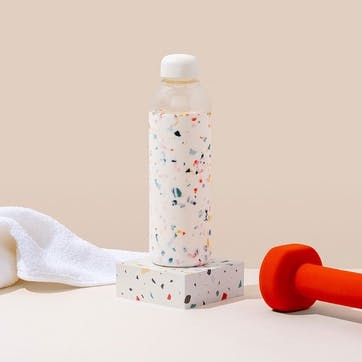 The Porter Water Bottle 590ml, Terrazzo Cream