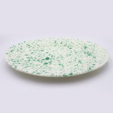 Splatter Serving Platter 44cm, Pistachio