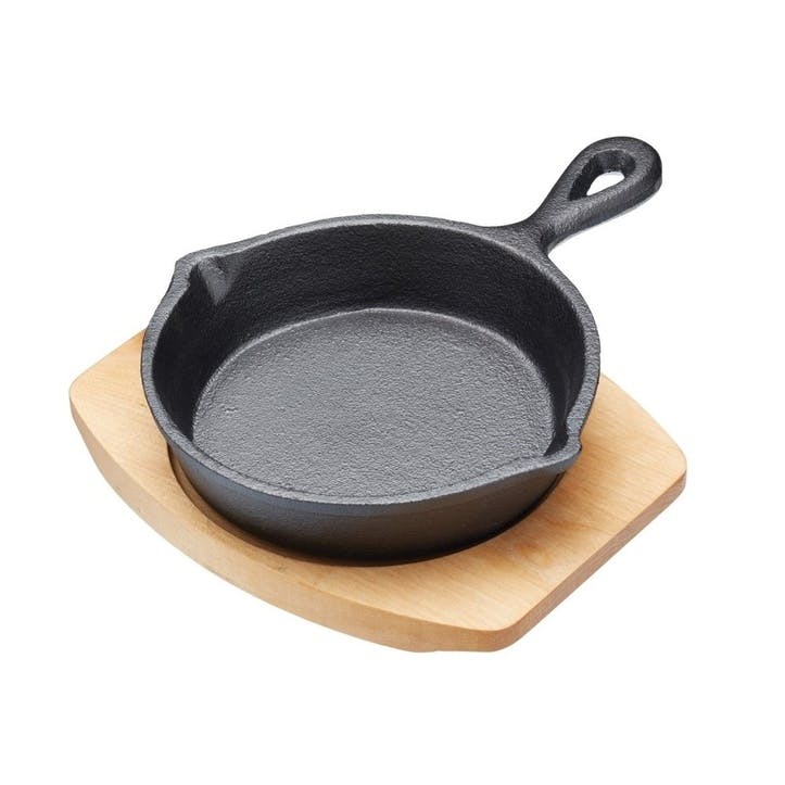 Mini Frying Pan, 20 x 15cm, Kitchen Craft, Cast Iron
