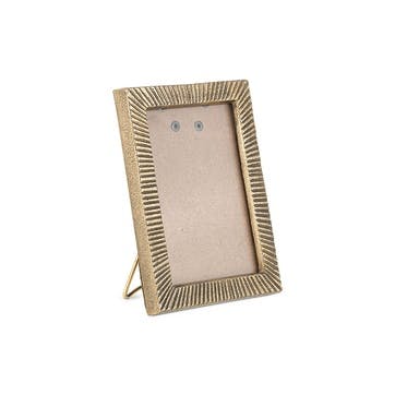 Ranoli Etched Photo Frame 5 x 7", Antique Brass