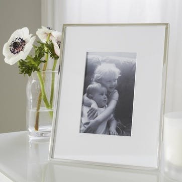 Fine Silver Photo Frame 4x6''