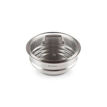 Classic 3-ply  Multi Steamer with Glass Lid, 20cm, Stainless Steel