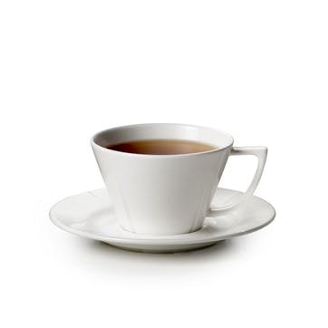 Tea Cup & Saucer, 280ml, White