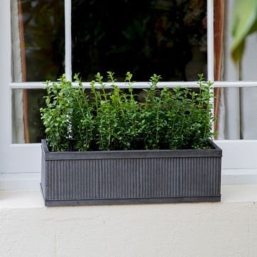 Vence Window Box, Small, Steel