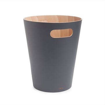 Woodrow Bin 7.5L, Natural & Charcoal