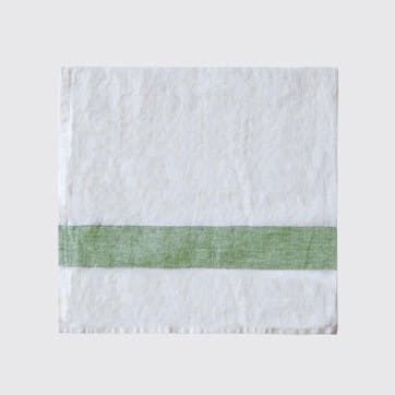 Arles Stripe Napkin H47 x W47cm, Olive