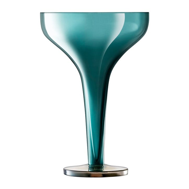 Epoque Champagne Saucer Set of 2, 150ml, Peacock