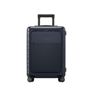 M5 Essential Cabin Luggage 33.5L, Glossy Night Blue