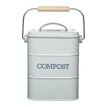 Living Nostalgia Compost Bin in French Grey