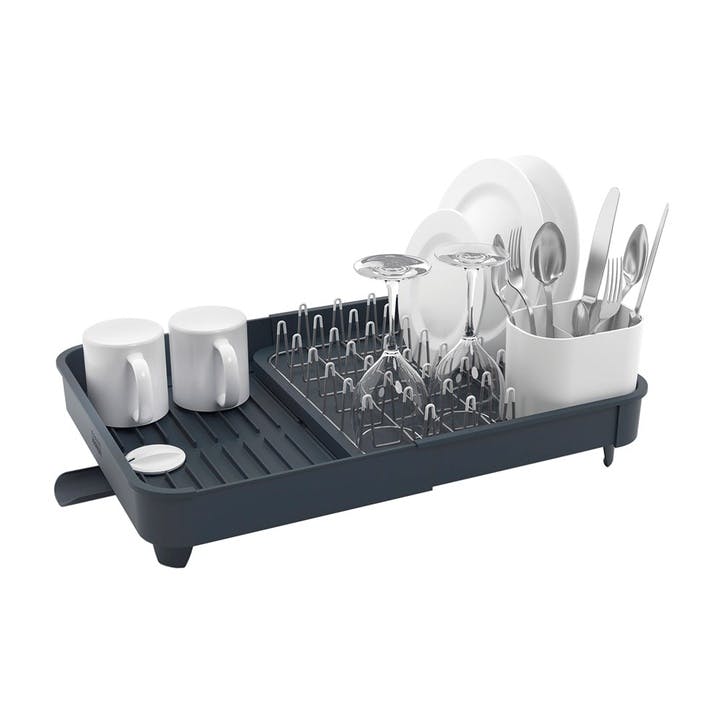 Expandable dish rack, H16 x L36.5 x W32cm, Joseph Joseph, Extend, grey