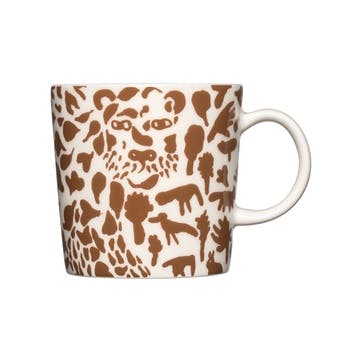Cheetah Mug 300ml, Brown
