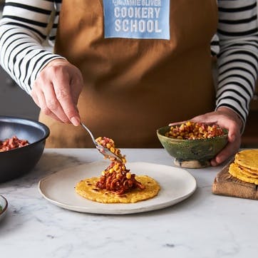 Mexican Street Food Class for Two at Jamie Oliver's Cookery School