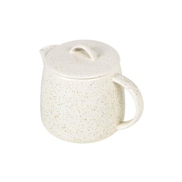 Nordic Vanilla Tea Pot 1L, Off White