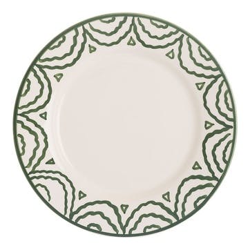 Tabla Set of 2 Dinner Plates D28cm, Green