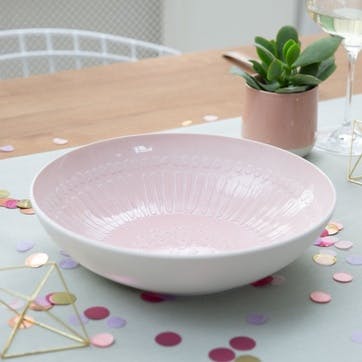 It's My Match Blossom Serving Bowl, Pink