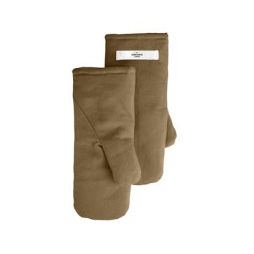 Oven Mitts Large Khaki