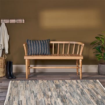 Tipu Acacia Wood Bench, Natural