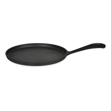Crepe pan, 20cm, Garden Trading Company, Cast Iron, black