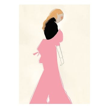 Pink Dress FSC Print 50 x 70cm
