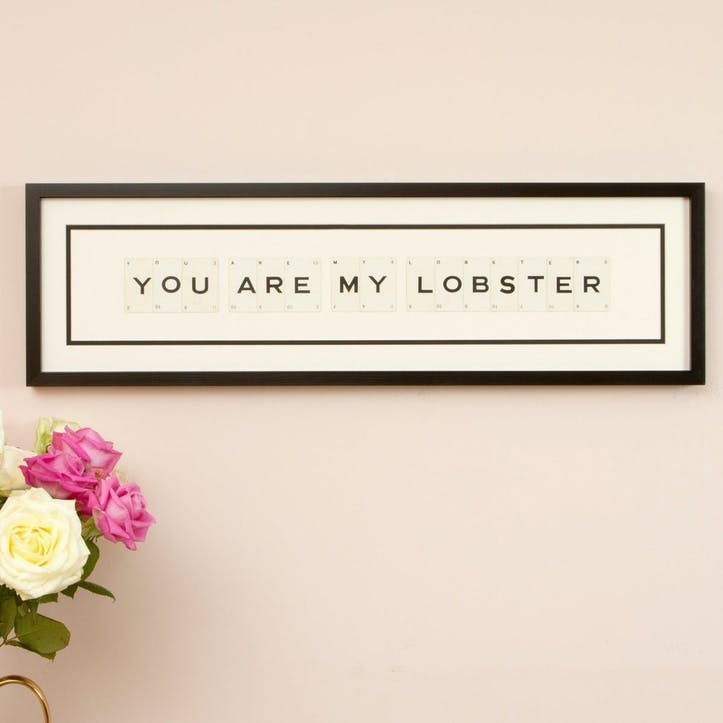 'You Are My Lobster' Word Frame