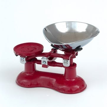 Traditional Cast Iron Scales, Red