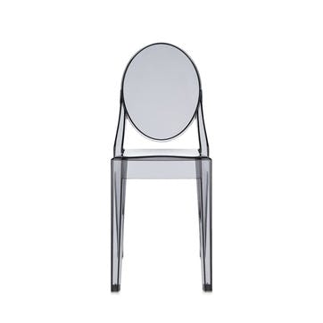 Victoria Ghost, Pair of Dining Chairs, Smoke