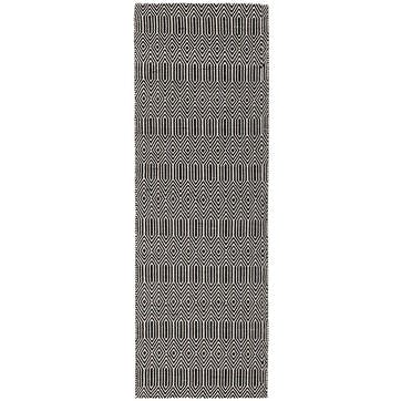 Sloan ethnic flatweave runner 66 x 200cm, black