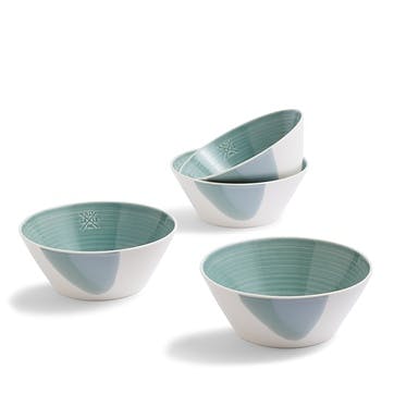 Signature 1815 Set of 4 Bowls D16cm, Green