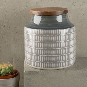 Drift Ceramic Storage Canister  900ml, Grey