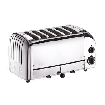 Classic Vario 6 Slot Toaster, Polished