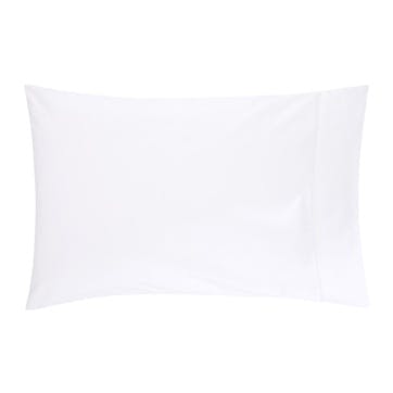 1000tc Luxury Cotton Pillowcase Pair, Snow
