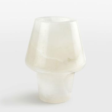 Ava Tapered Vase H25.5cm, White