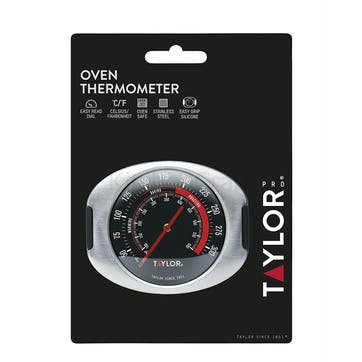 Stainless Steel Oven Thermometer, Silver