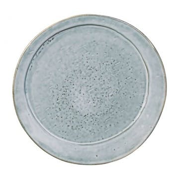 Misty Dinner Plate, D27.5cm, Dusty Blue