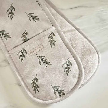 Olive Branch Double Oven Glove, Neutral