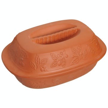 Home Made Terracotta Roasting Pot with Lid