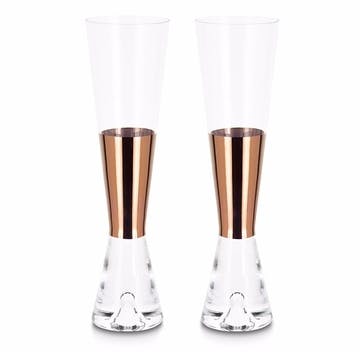 Tank Champagne Glasses X2