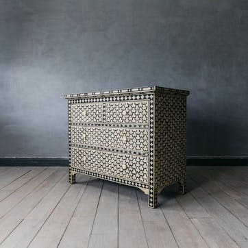 Beaumont Bone Inlay Chest Of Drawers
