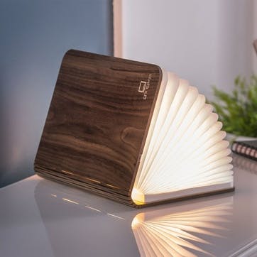 LED Smart Book Light, Standard, Walnut