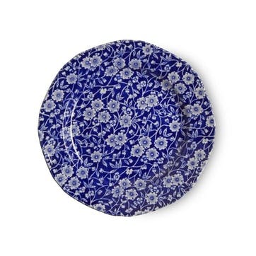 Calico Plate, 19cm, Blue