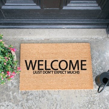 Welcome, Don't Expect Much Doormat